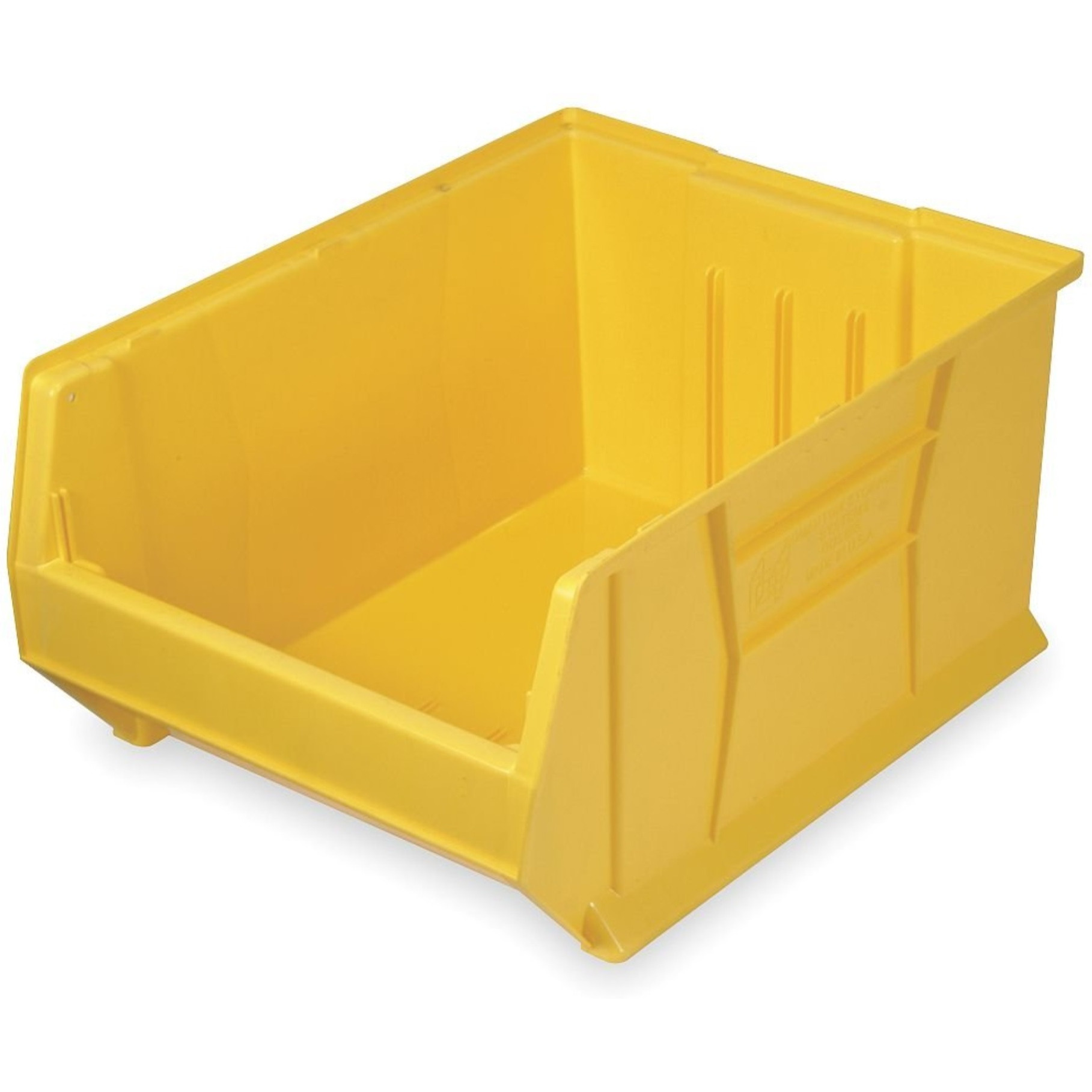Hulk 36Container, 35-7/8L x 23-7/8W x 17-1/2H, stackable, polypropylene, yellow, Made in USA