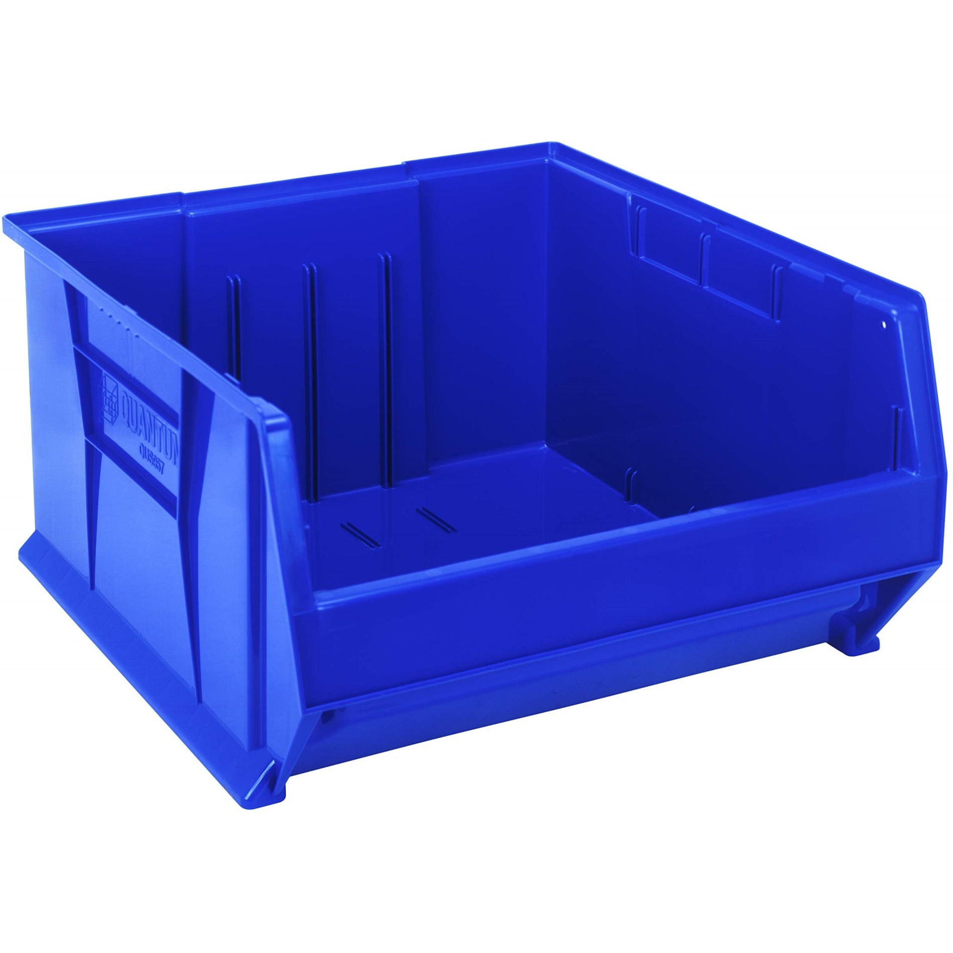 Hulk 24 Container, 23-7/8L x 22-1/2W x 12H, stackable, polypropylene, blue, Made in USA