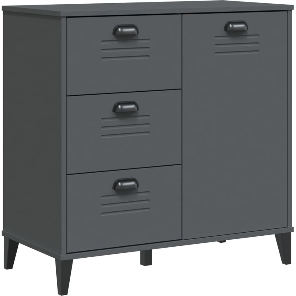 vidaXL Sideboard VIKEN Anthracite Gray 31.5x15.7x31.5 Engineered Wood