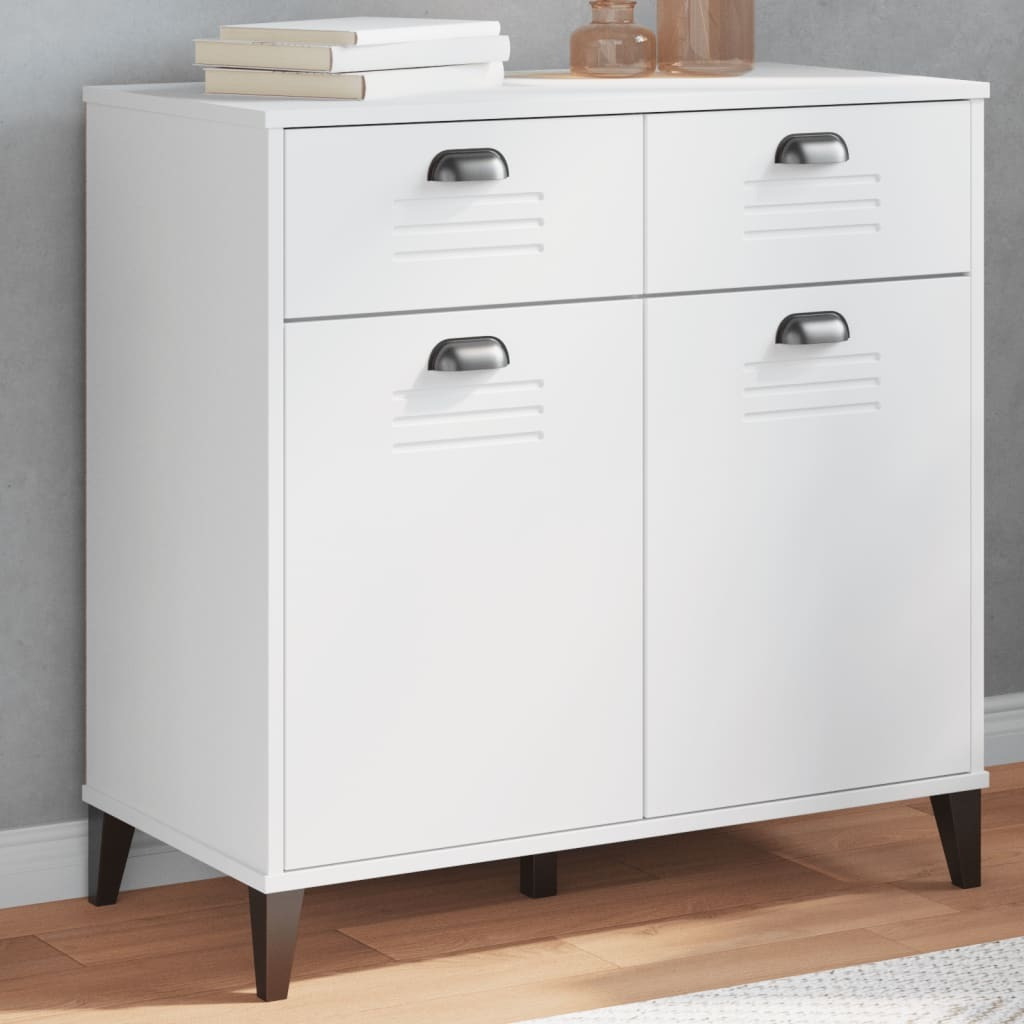 vidaXL Sideboard VIKEN White 31.5x15.7x31.5 Engineered Wood