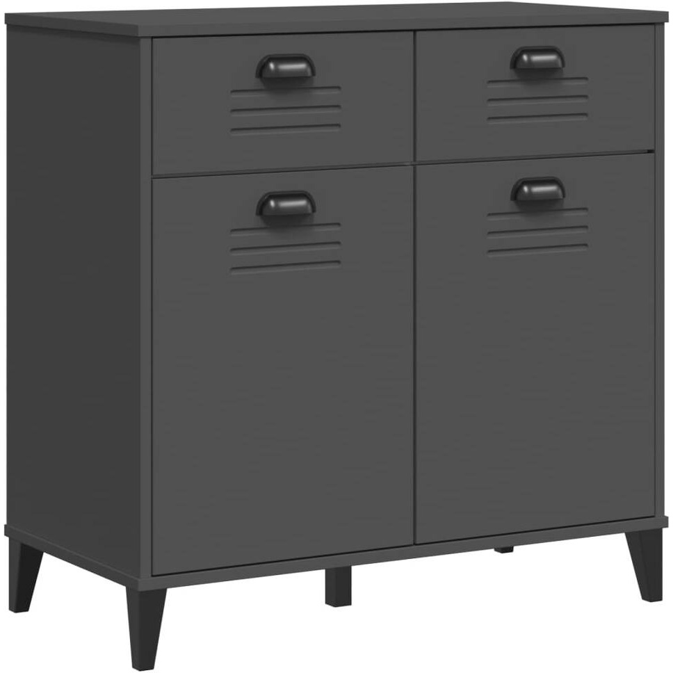 vidaXL Sideboard VIKEN Anthracite Gray 31.5x15.7x31.5 Engineered Wood