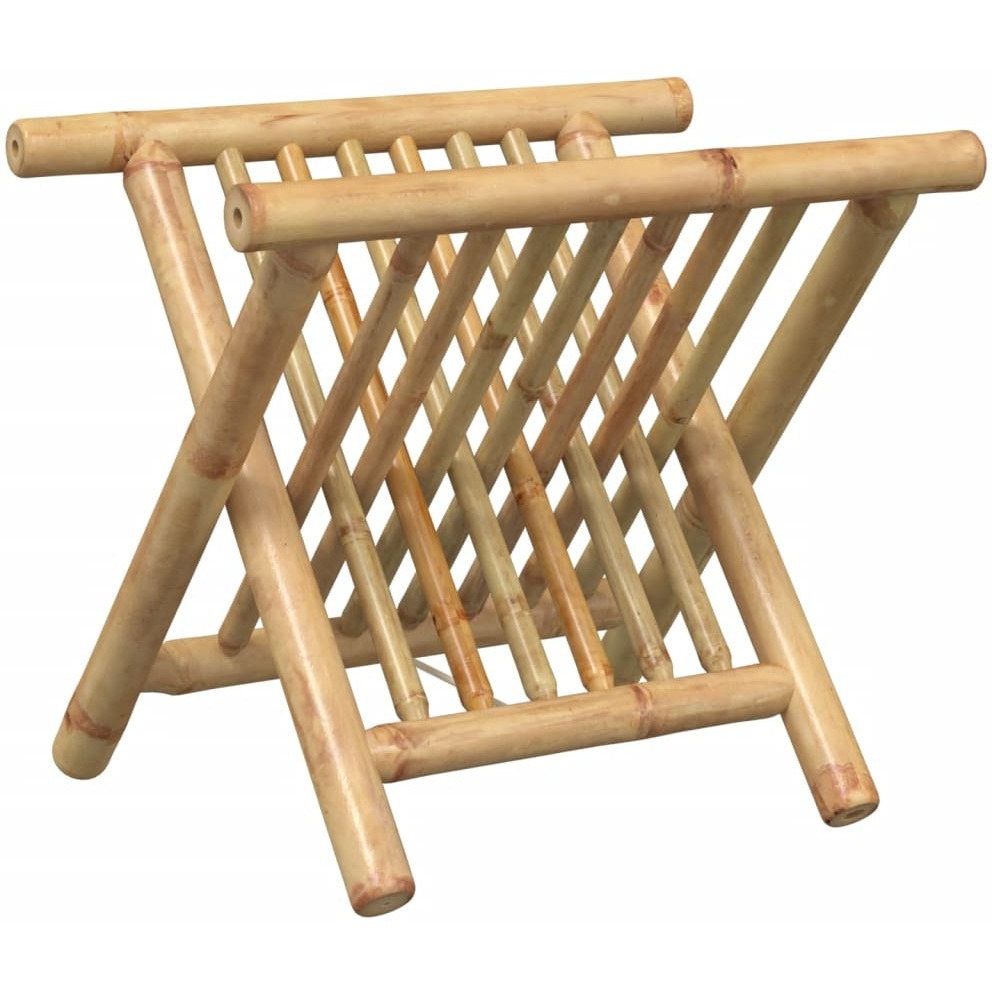 vidaXL Magazine Rack 16.5x12x13.6 Bamboo
