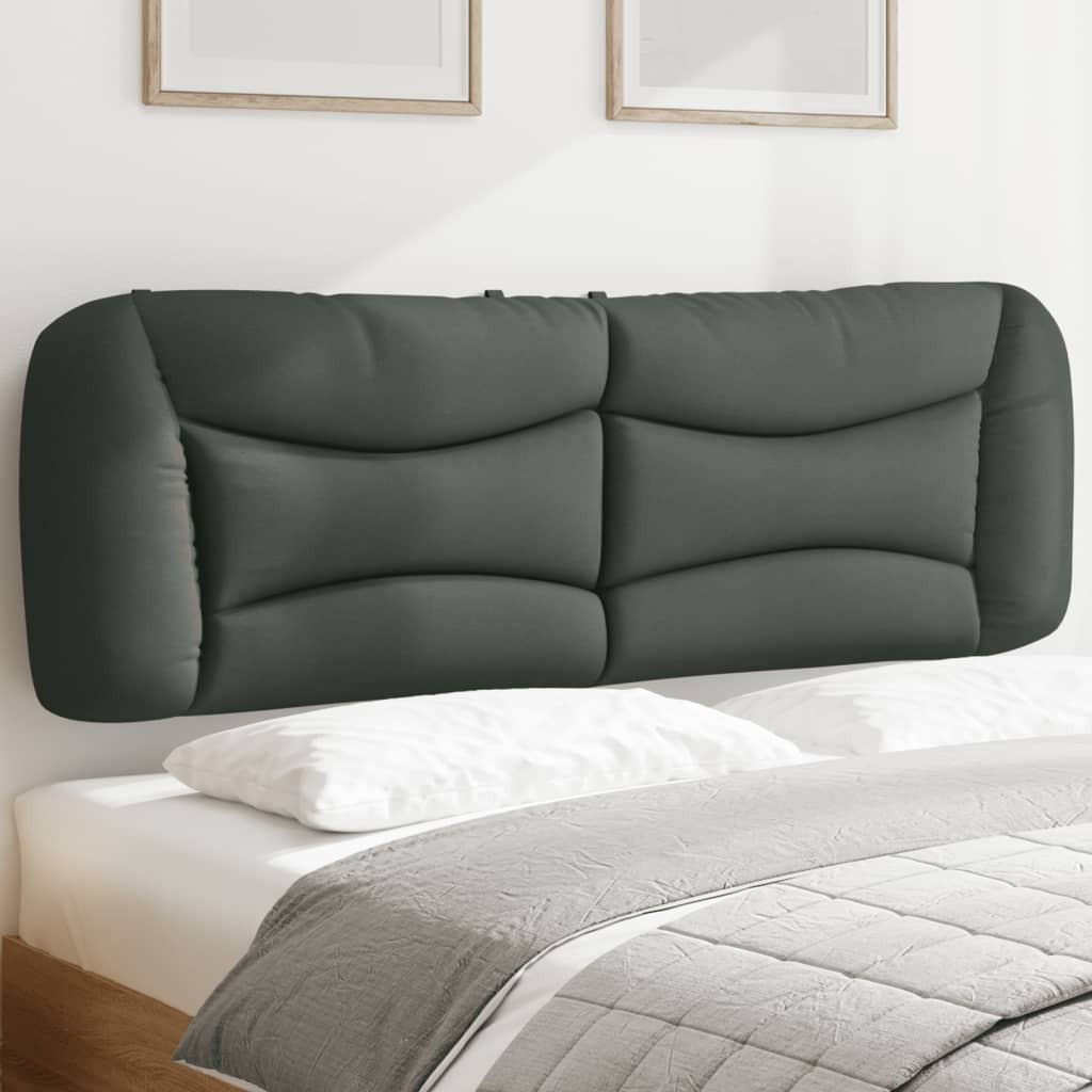 vidaXL Headboard Cushion Dark Gray 60.2 Fabric