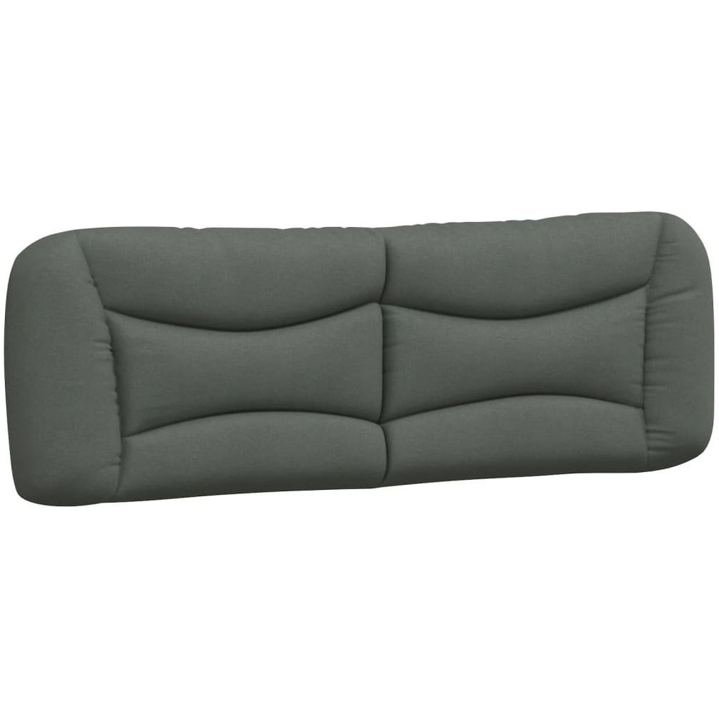 vidaXL Headboard Cushion Dark Gray 60.2 Fabric