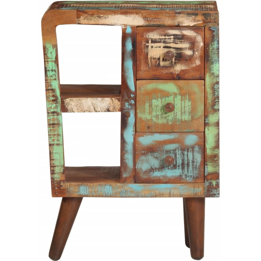 vidaXL Sideboard 21.7x11.8x31.5 Solid Wood Reclaimed