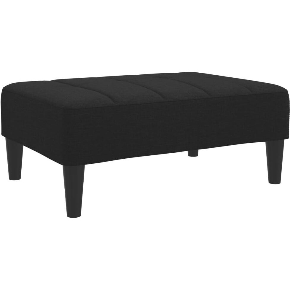 vidaXL Footstool Black 30.3x21.7x12.2 Fabric
