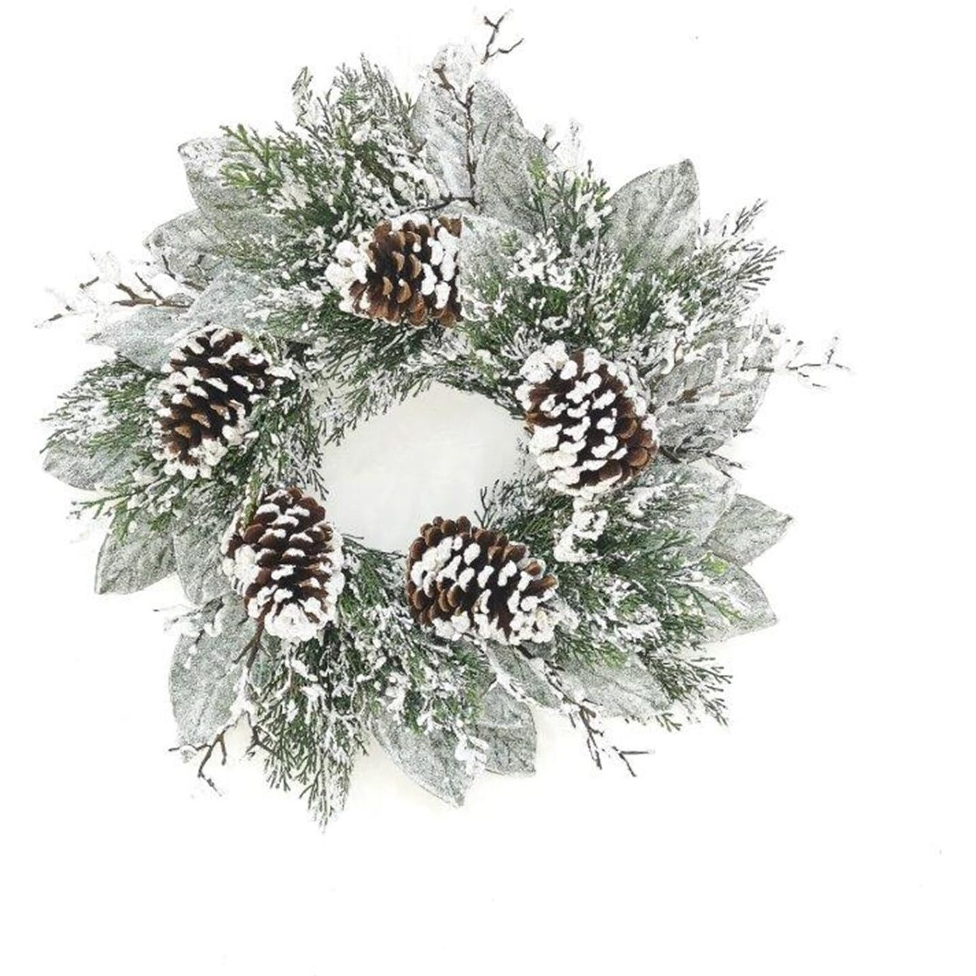 Cedar/Magnolia Leaf Wreath 22&quotD