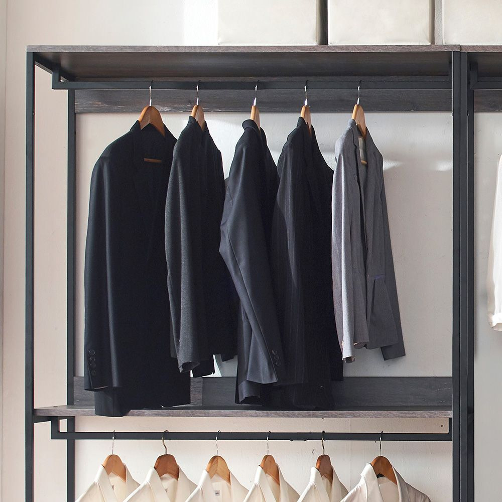 Monica Wood Walk-in Closet System