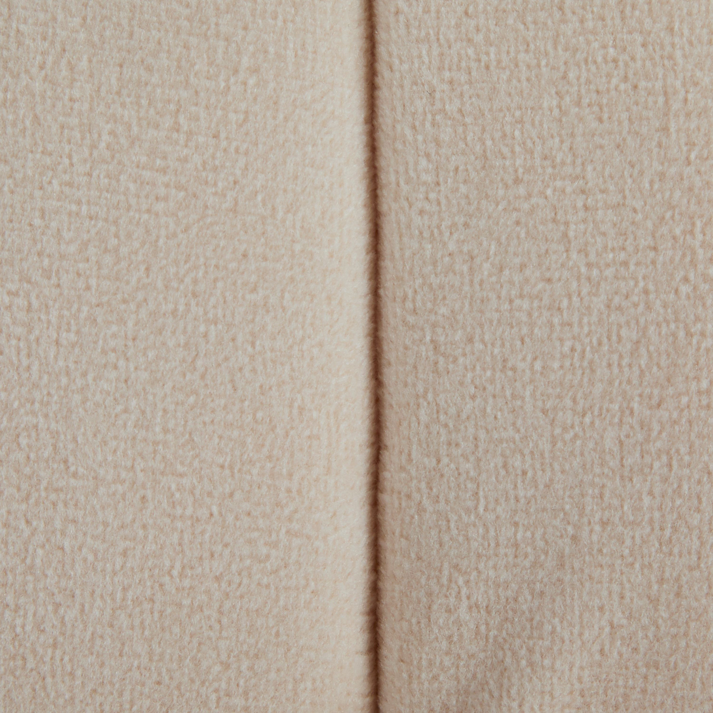 Braided Round 24 Ottoman in Cream Velvet by LumiSource