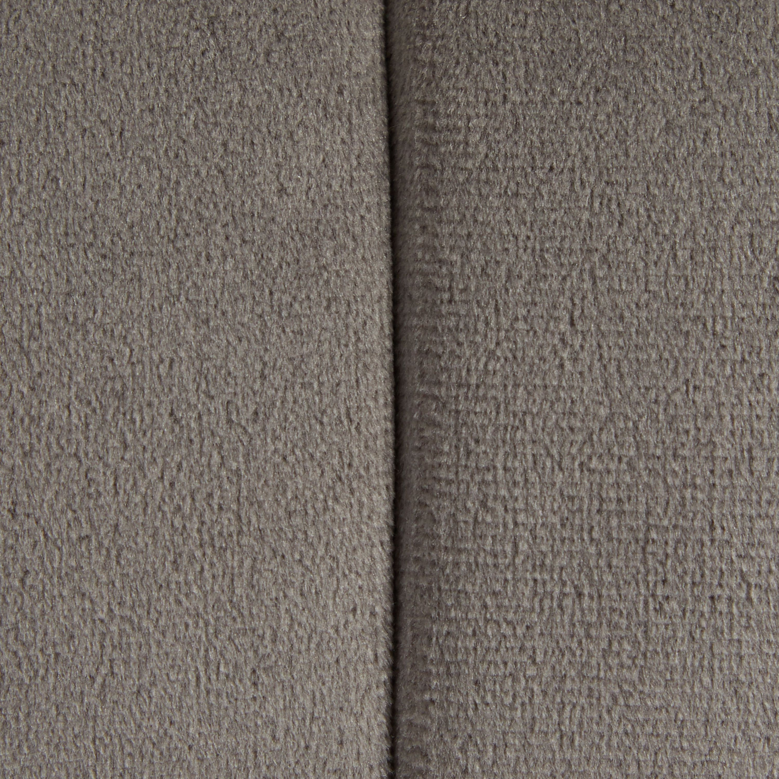 Braided Round 24 Ottoman in Dark Grey Velvet by LumiSource