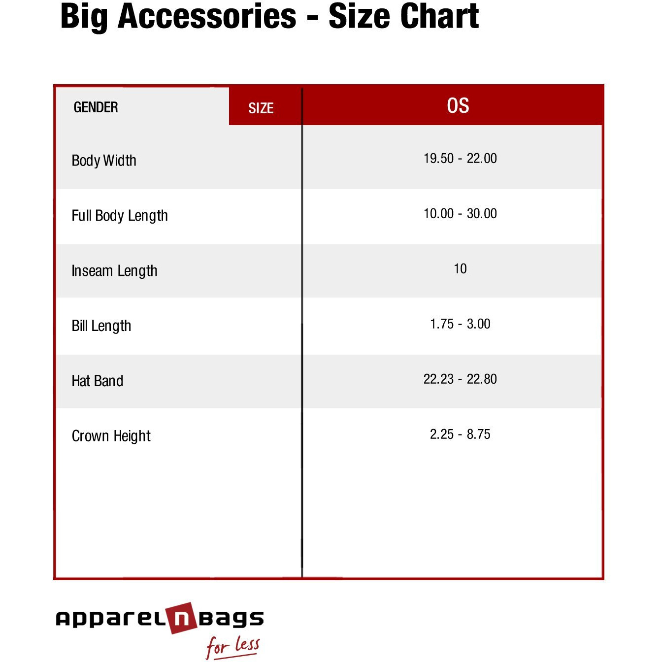 Big Accessories 18719 Two-Pocket 24 Apron