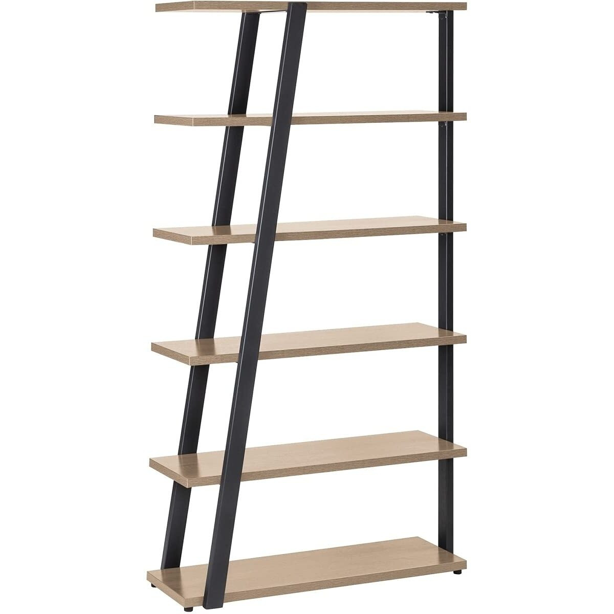 Mirella 5 Shelf Bookshelf Sand Dune