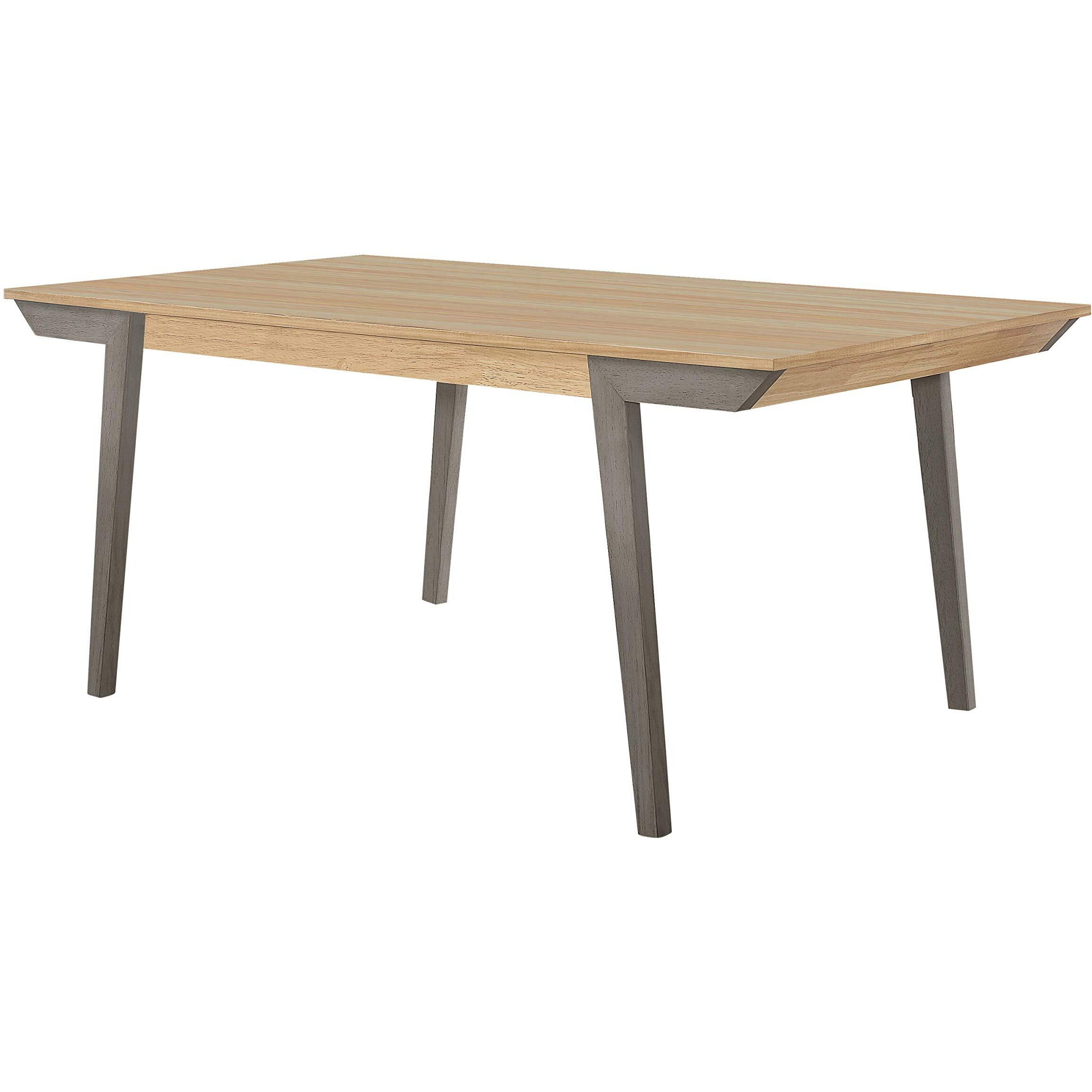 Nogales 5-piece Rectangle Dining Set Acacia and Coastal Grey