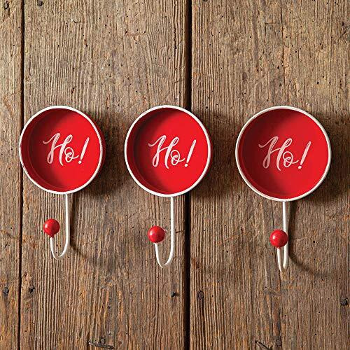 Set of Three Ho Ho Ho Wall Hooks