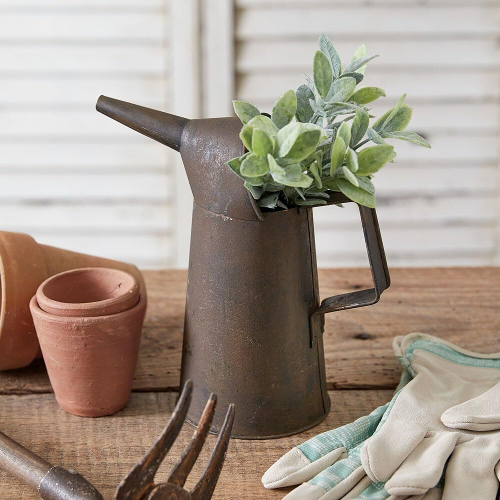 Antique-Inspired Oil Can Pitcher