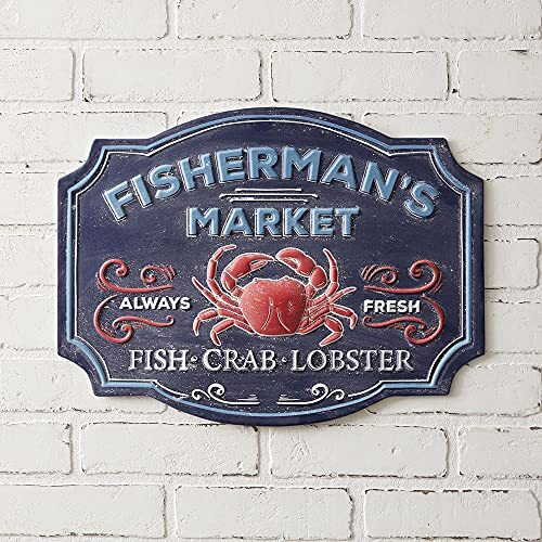 Fishermans Market Wall Sign