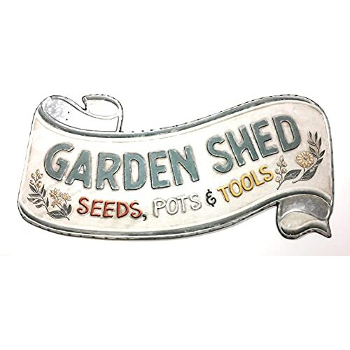 Garden Shed Scroll Wall Sign