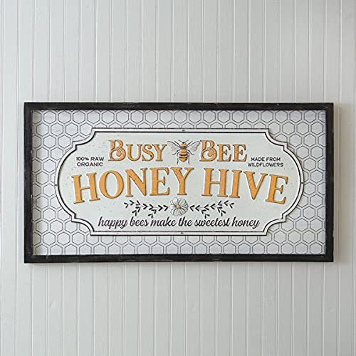 Busy Bee Honey Hive Wall Sign