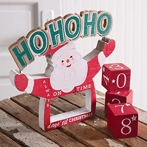 Santa Christmas Countdown Blocks