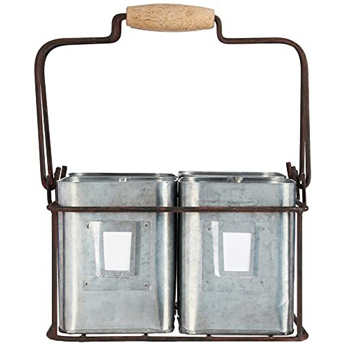 Four Tin Organizer with Handles