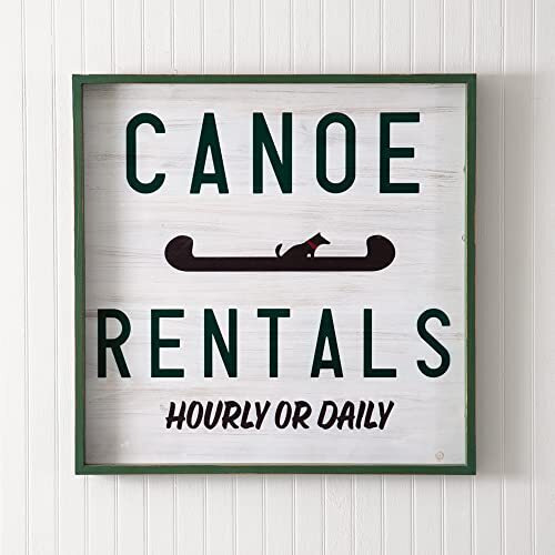 Canoe Rentals Wall Sign
