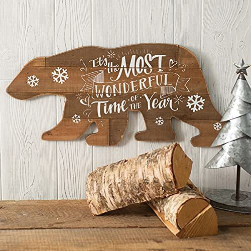 Wonderful Time Of The Year Bear Sign