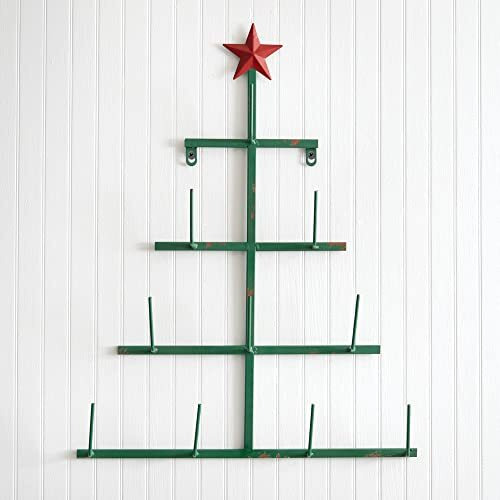 Christmas Tree Bottle Dryer Wall Rack