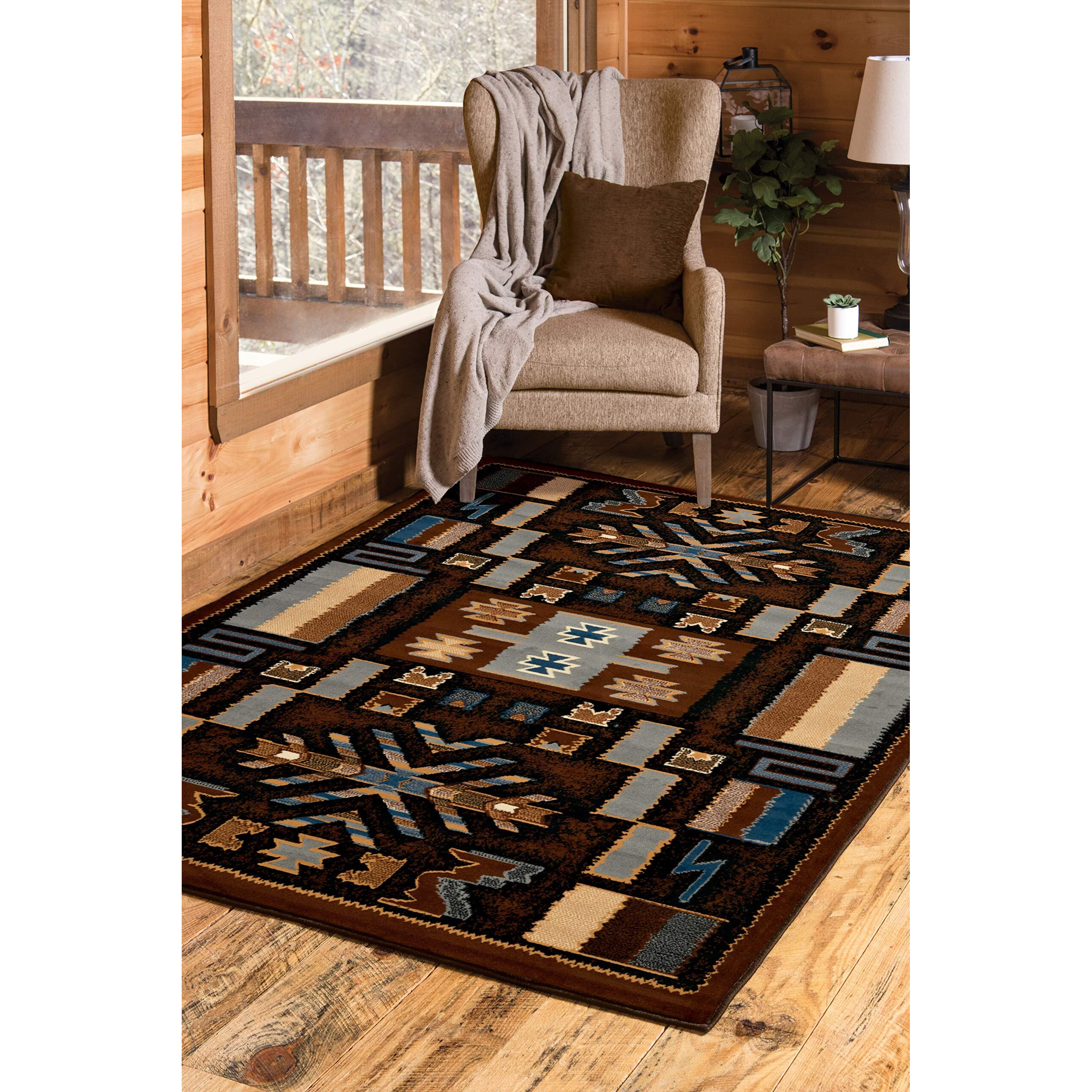 United Weavers 940 38550 912 7 ft. 10 in. x 10 ft. 6 in. Manhattan Pelham Oversize Rug  Brown