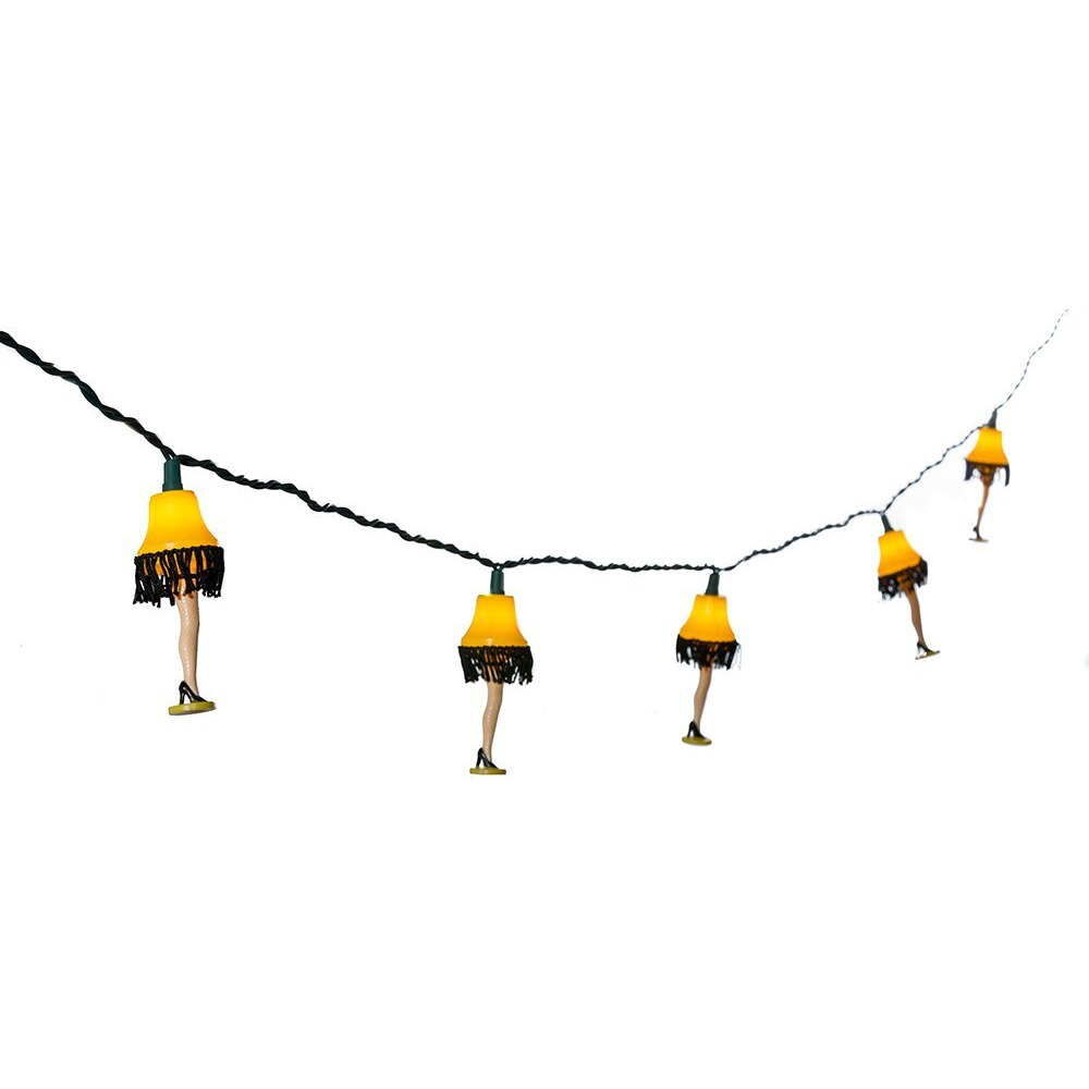 Kurt S. Adler- Inc. CS9141 Kurt Adler UL 10-Lights Christmas Story Leg Lamp Light Set