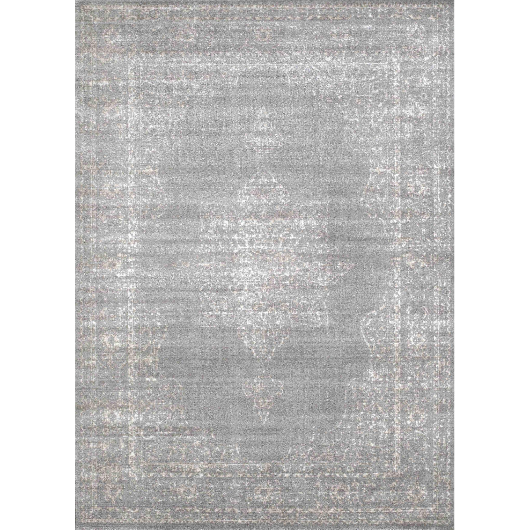 Radici USA 3563-0030-GREY Colosseo Area Rug- Gray - 3 ft. 3 in. x 4 ft. 11 in.