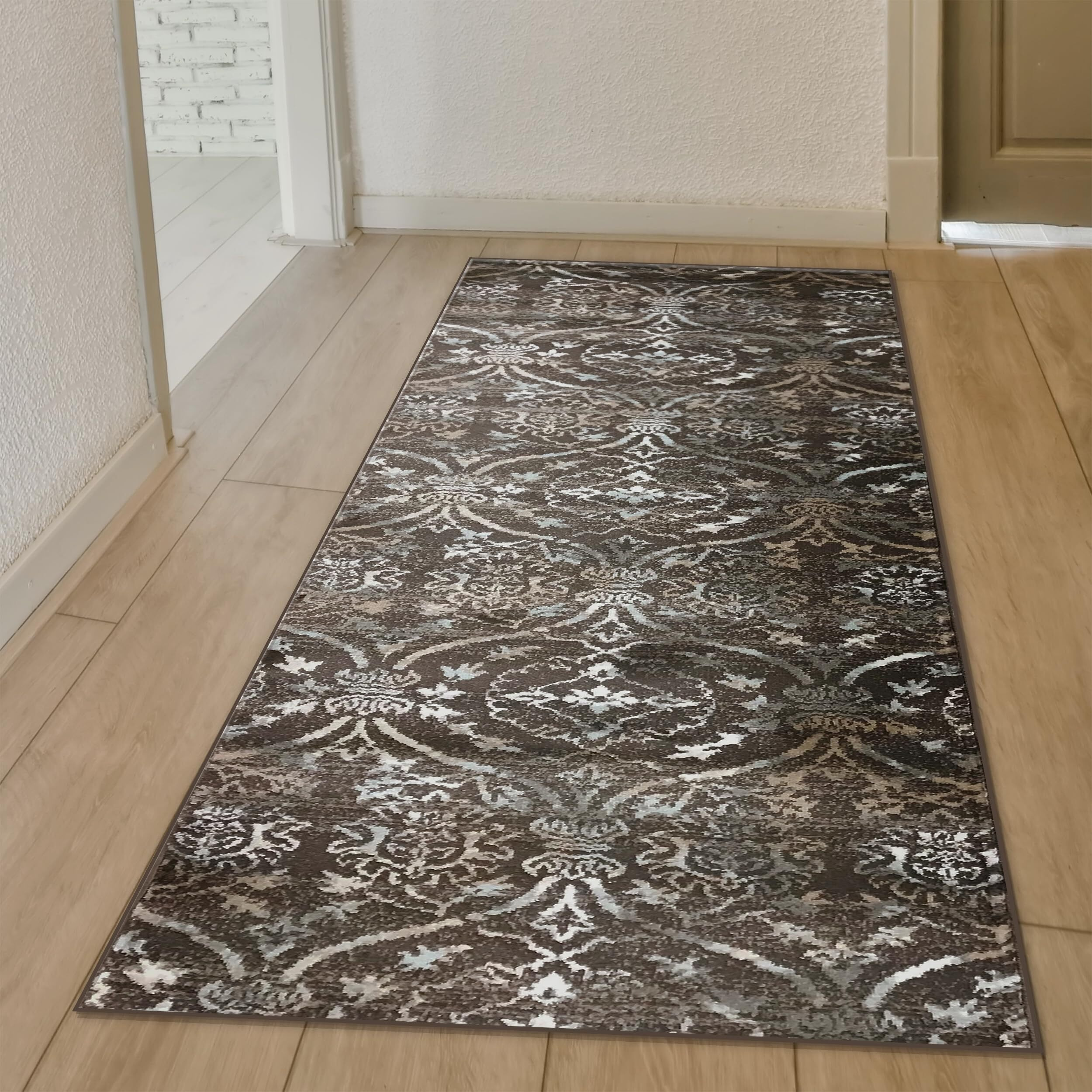 Radici 3746-1033-BROWN 2 ft.2 x 7 ft.7 Pisa Area Rug - Brown