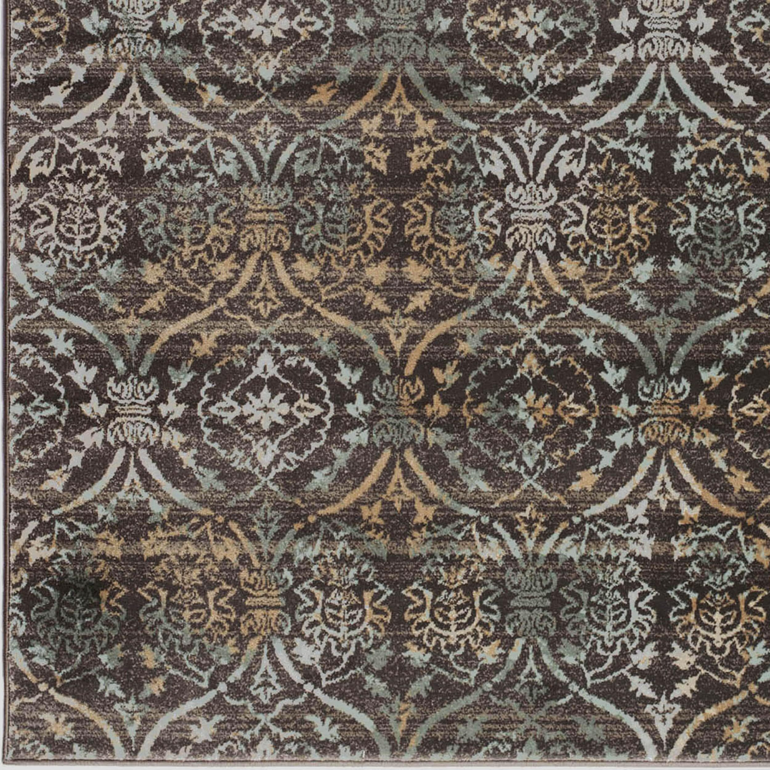 Radici 3746-1033-BROWN 2 ft.2 x 7 ft.7 Pisa Area Rug - Brown