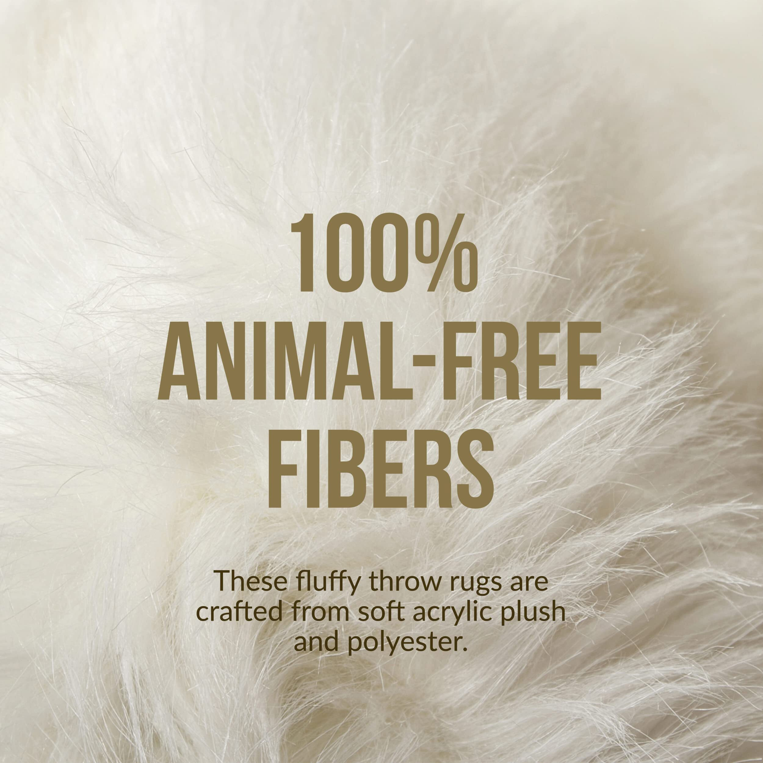 Luxe Faux Fur 676685030115 2 x 3 ft. Gordon Faux Sheepskin Rug - Chocolate