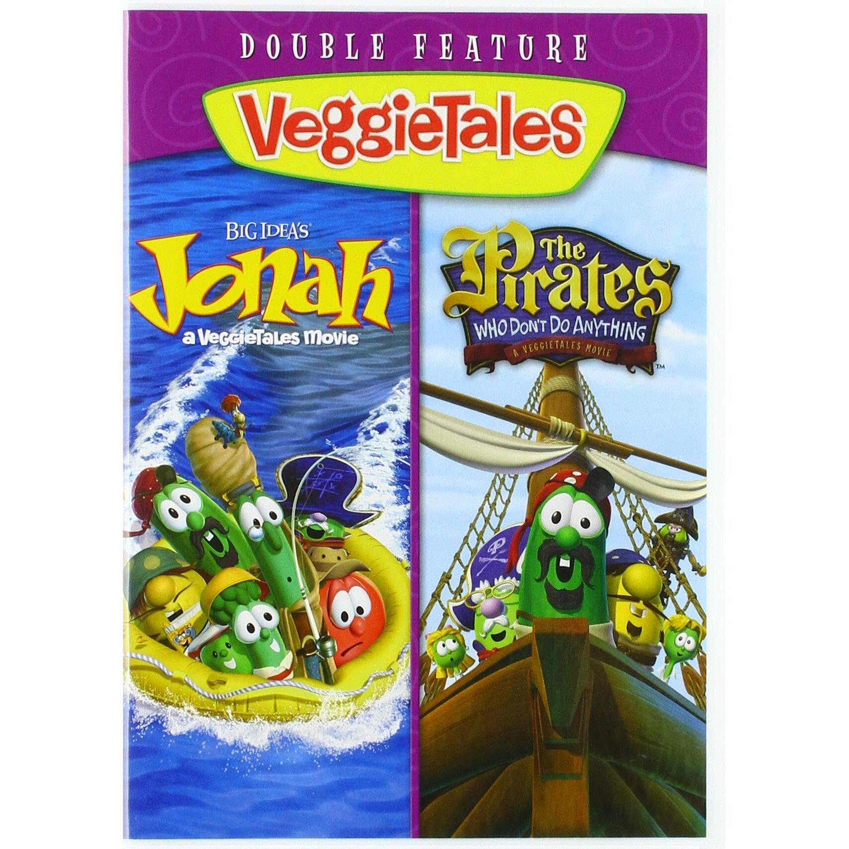 Big Idea Productions 154438 DVD - Veggie Tales Jonah & Pirates Double Feature