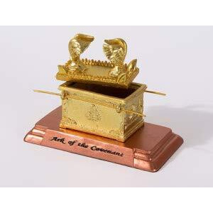 Holy Land Gifts 154031 No. 7523 Ark of The Covenant with Sacred Elements Desktop Set - Small