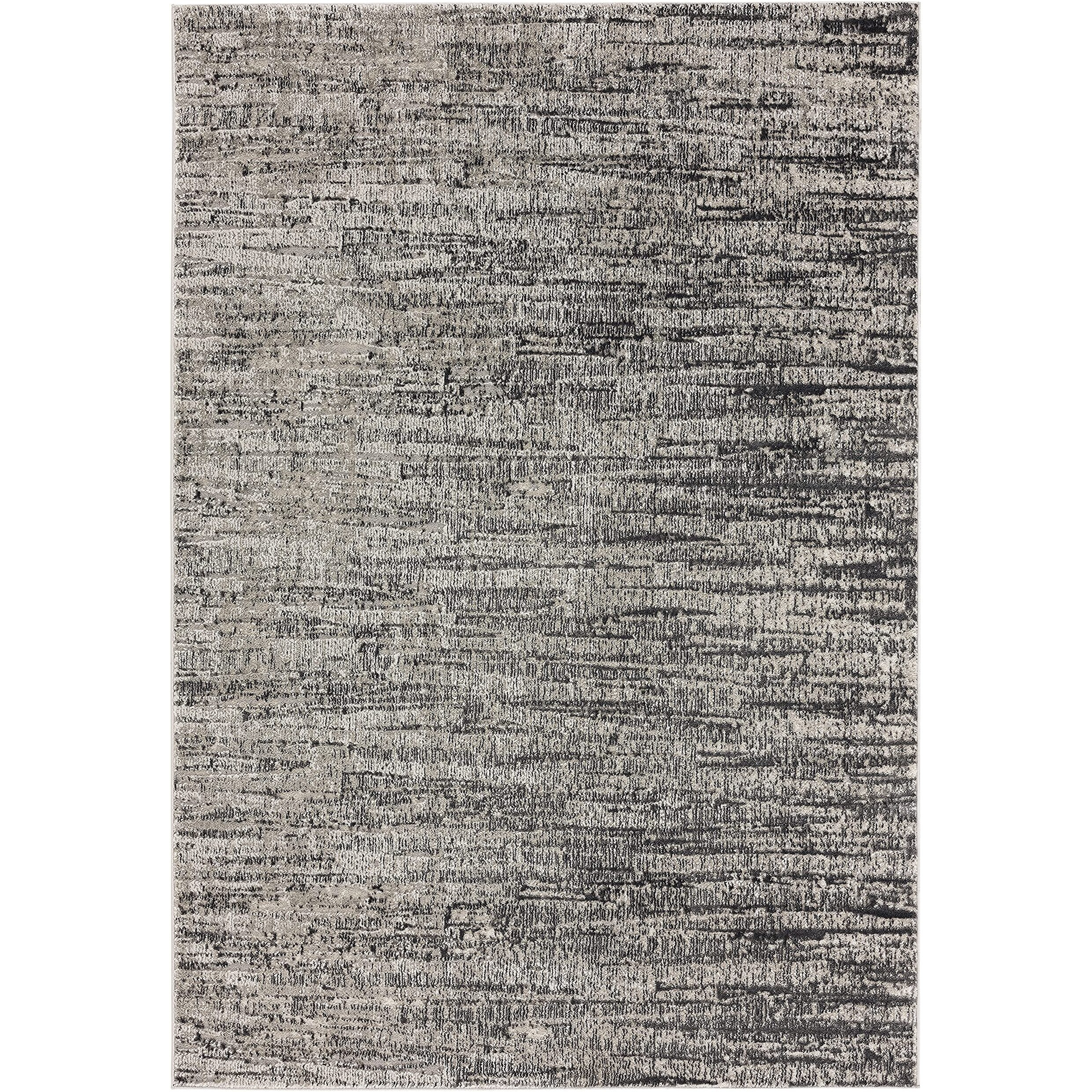 United Weavers of America 2610 20872 58 Veronica Ives Grey Area Rectangle Rug  5 ft. 3 in. x 7 ft. 2 in.