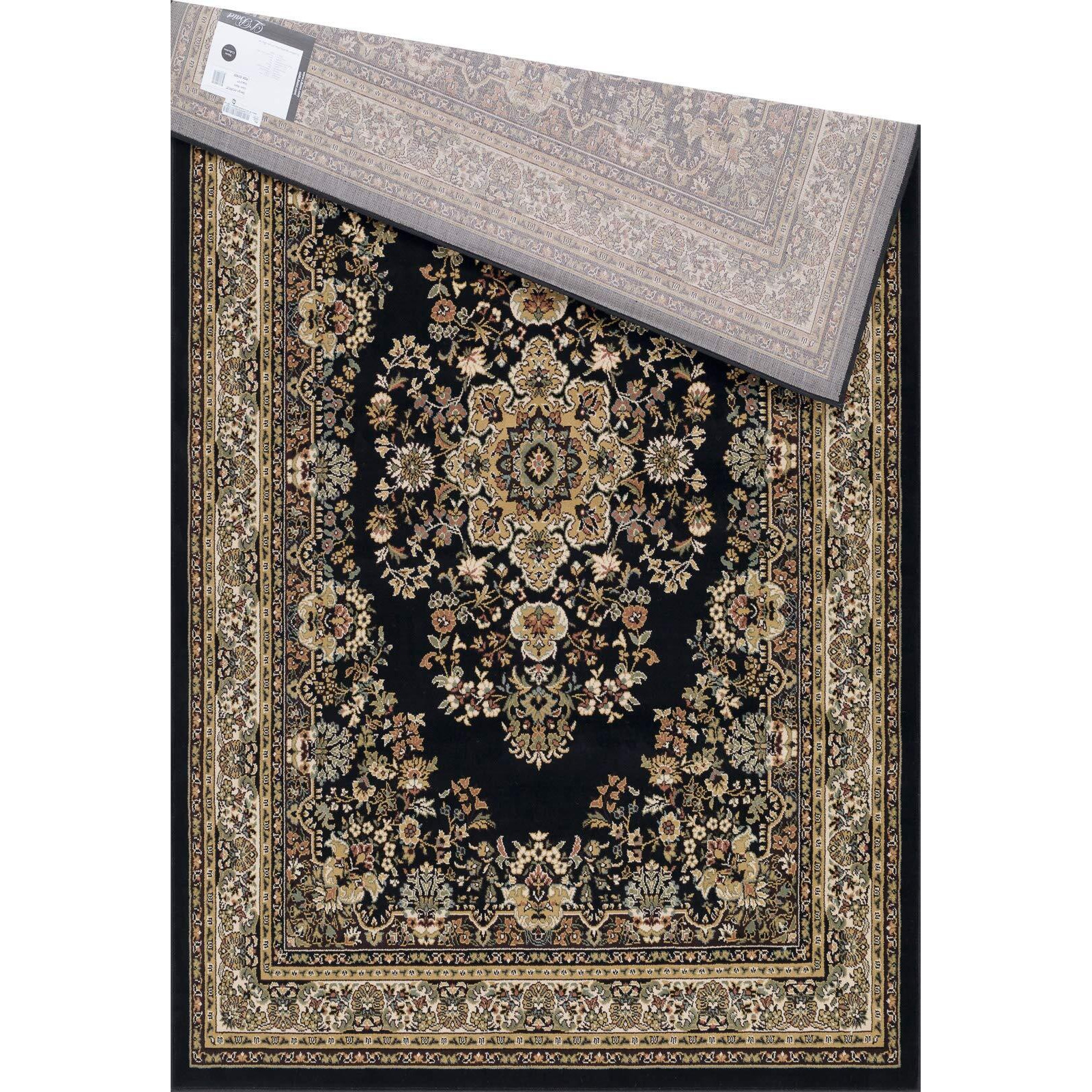 L-Baiet AK289C57 5 x 7 ft. Madeleine Oriental Rug&44 Black