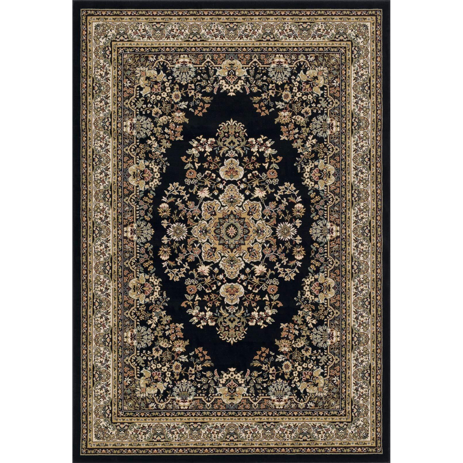 L-Baiet AK289C57 5 x 7 ft. Madeleine Oriental Rug&44 Black
