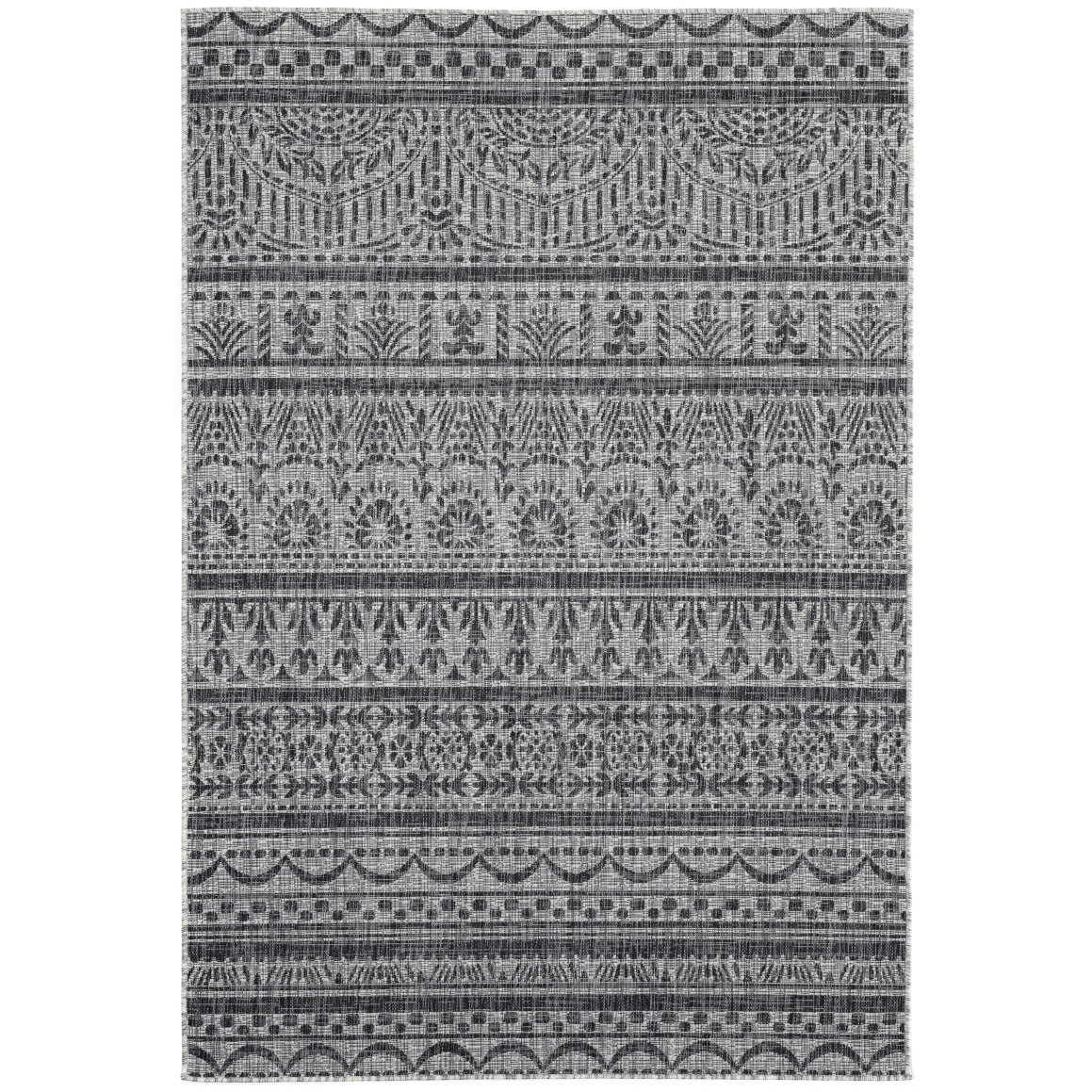 United Weavers of America 3900 10170 69 5 ft. 3 in. x 7 ft. 6 in. Augusta Diani Black Rectangle Area Rug