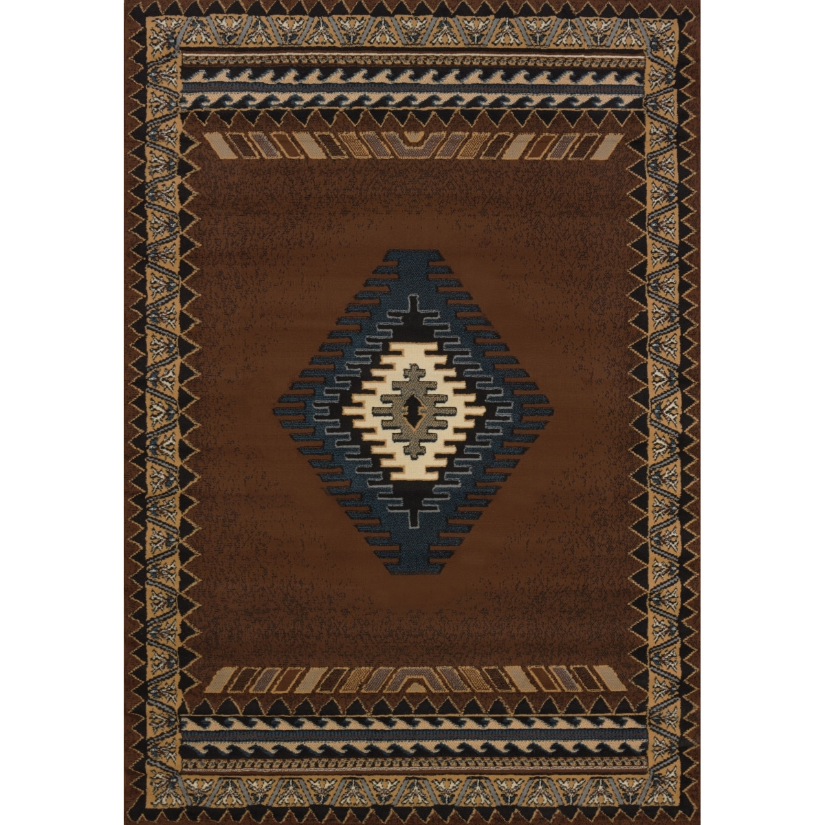1 ft. 10 in. x 3 ft. Manhattan Tucson Accent Rug  Brown