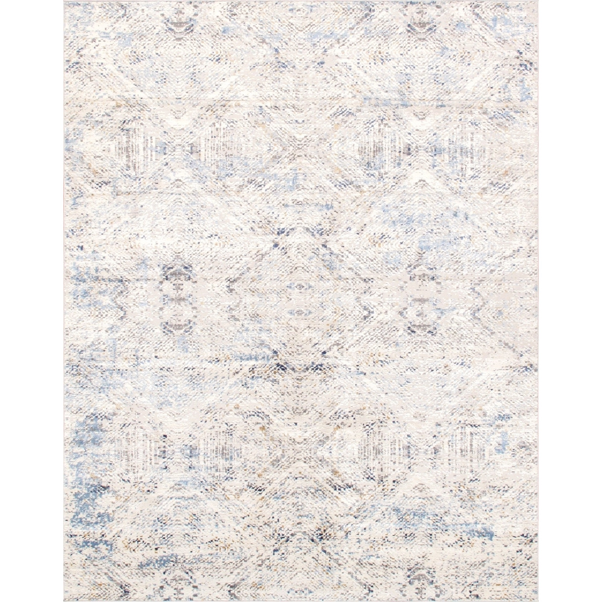 4 x 6 ft. Efes Design Power Loom Area Rug  Light Grey