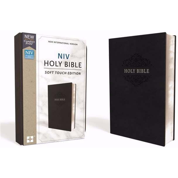 Zondervan  NIV Holy Bible & Soft Touch Edition - Comfort Print&44 Black Leathersoft