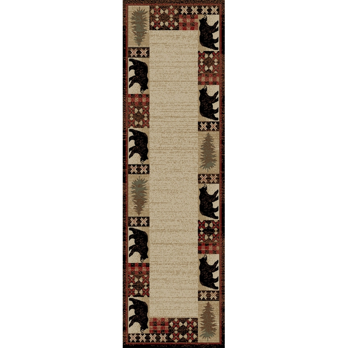 2 ft. 3 in. x 7 ft. 7 in. American Destination Edgewood Area Rug - Multi Color