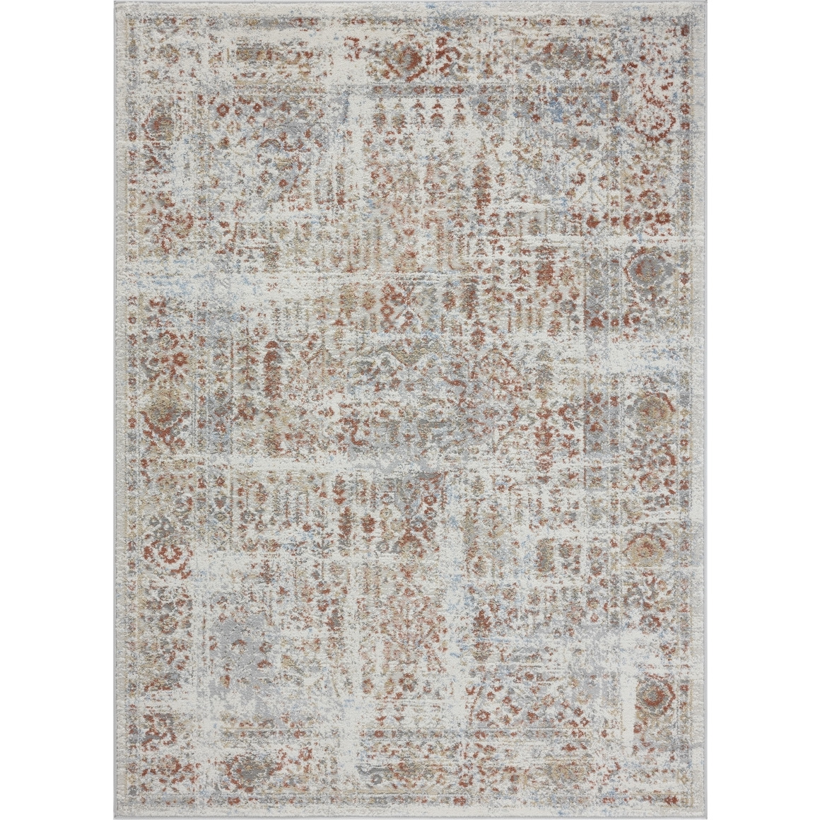 Austin Nixon Rust Accent Rectangle Rug&44 1 ft. 11 in. x 3 ft.