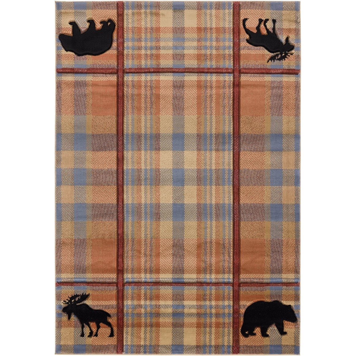 Cottage Nomad Multi Color Area Rectangle Rug&44 5 ft. 3 in. x 7 ft. 6 in.