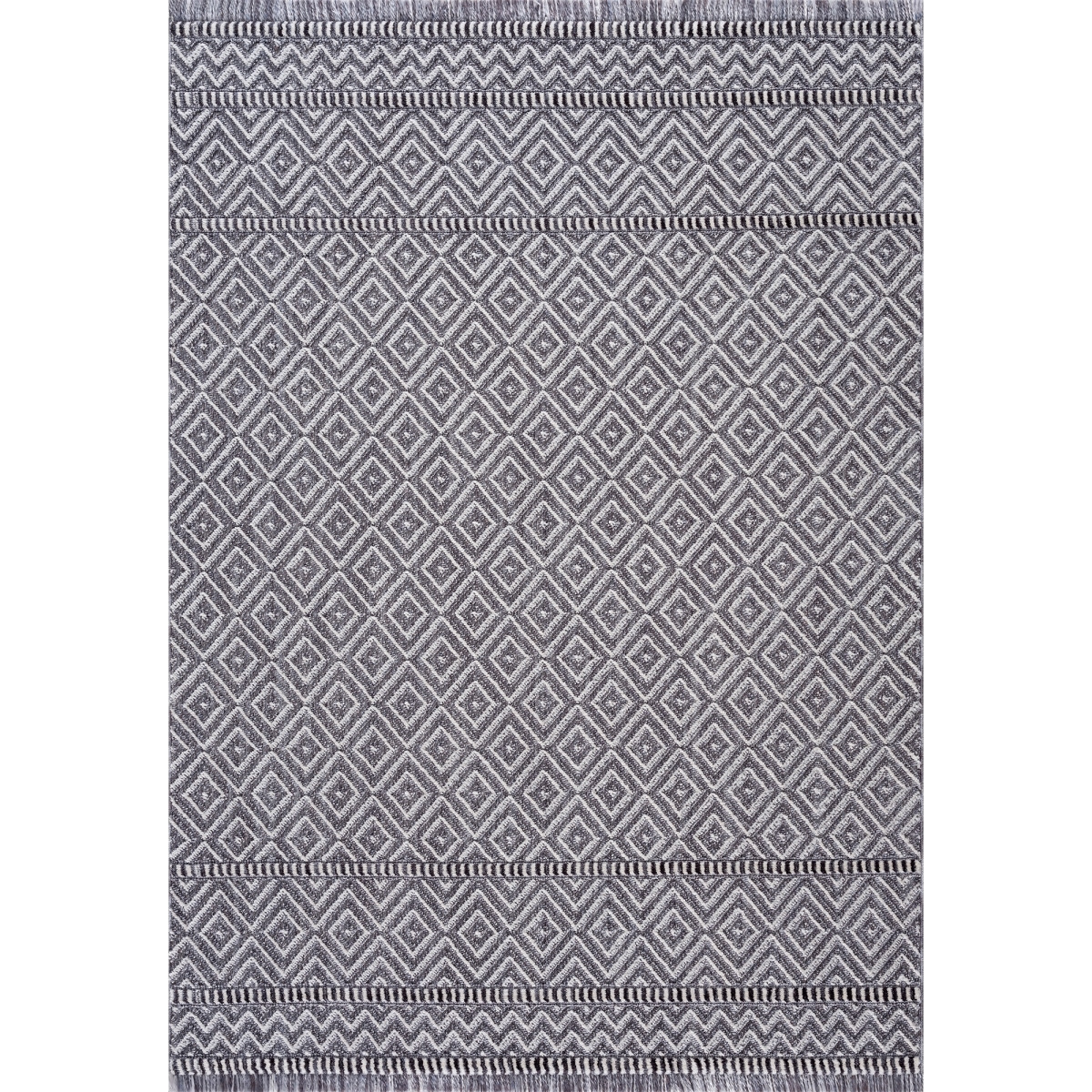 Chelsea Houska Rectangle Area Rug - Gray - 5 ft. 3 in. x 7 ft. 2 in.