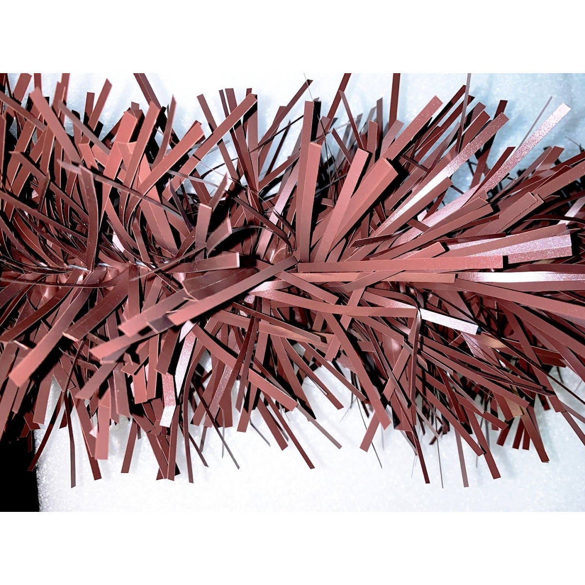 6 in. Sections Garland&44 Matte Brown - 20 ft.