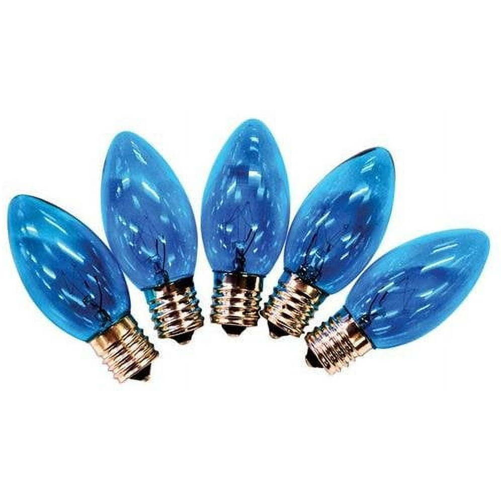 C9 Christmas Light Bulbs&44 Blue&44 1 in. - 25 Lights