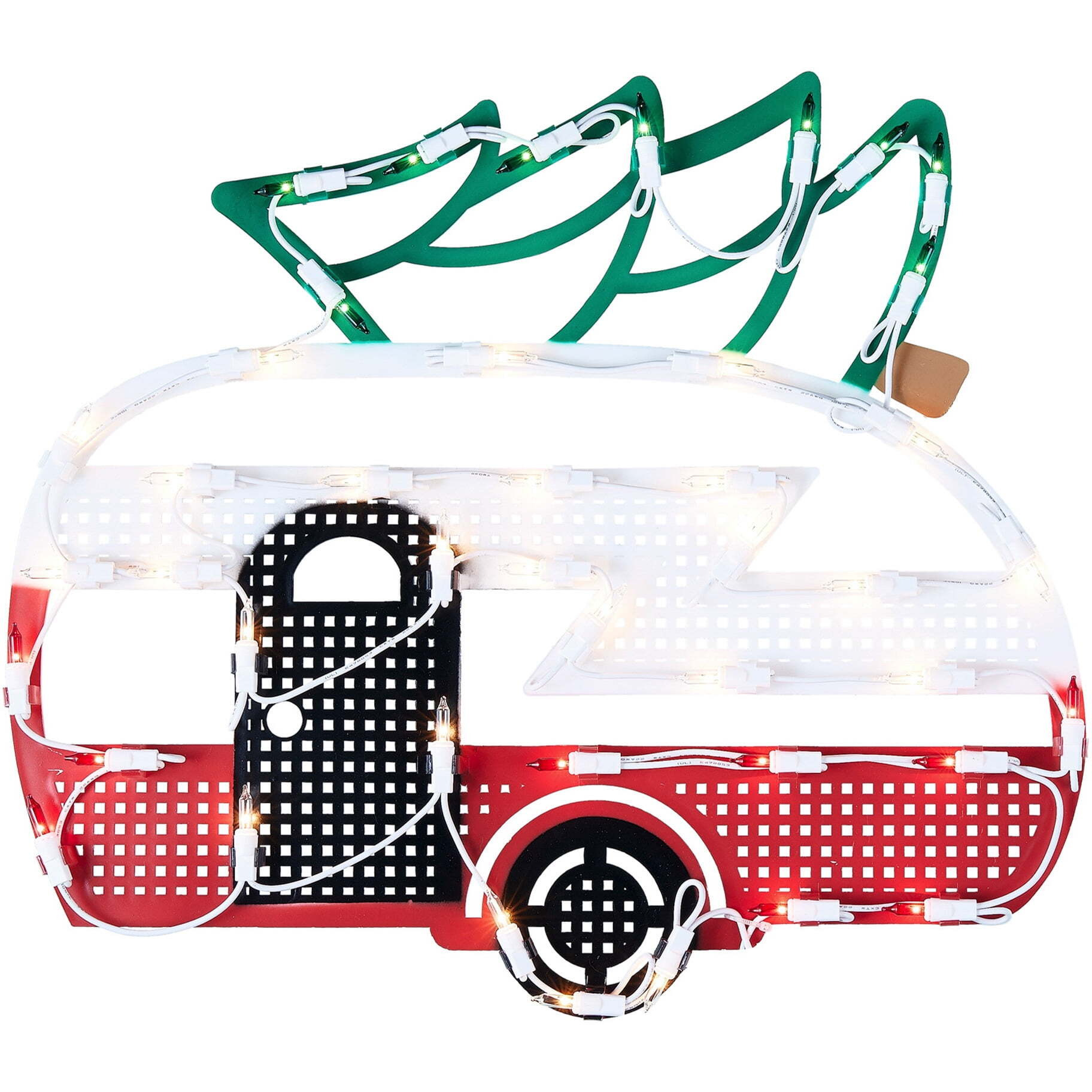 Wildwood Silhte Camper Christmas Decor Light