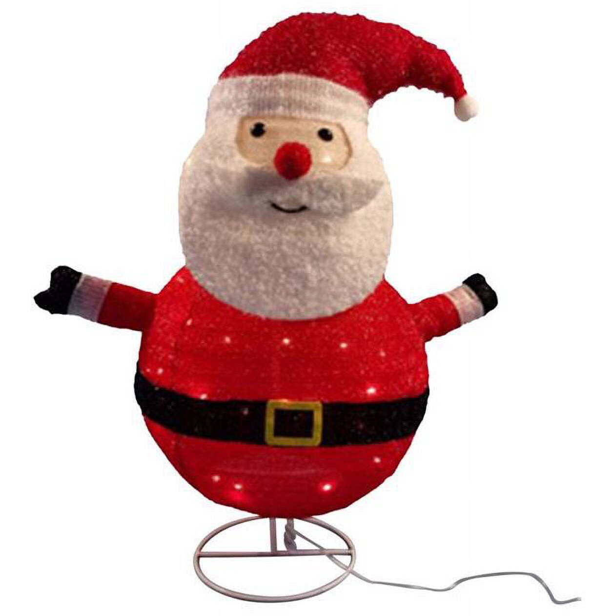 2.5 ft. LED Santa Yard Decor&44 Warm White